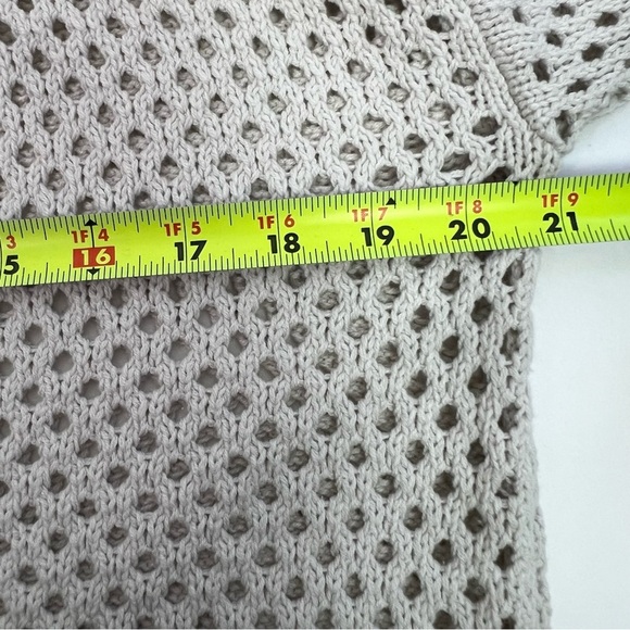 Maurices Women’s Button Front Cardigan Sz Small Color Tan/Beige Open Knit Collar - Picture 8 of 10